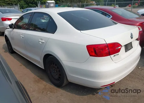 2012 Volkswagen Jetta 2.0L S z USA, uszkodzony, nr VIN 3VW2K7AJ0CM348706